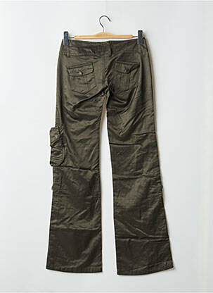 Pantalon cargo poches taille basse vert FREEMAN T.PORTER femme