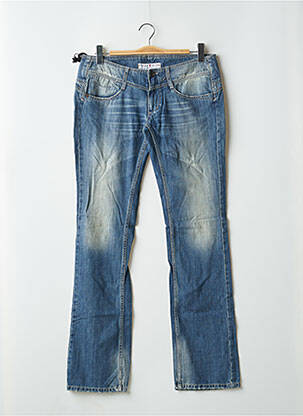 Jeans bootcut poches taille basse bleu FREEMAN T.PORTER femme
