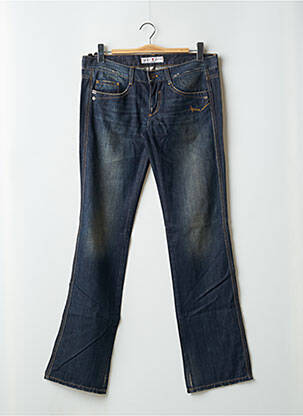 Jeans bootcut poches taille basse bleu FREEMAN T.PORTER femme