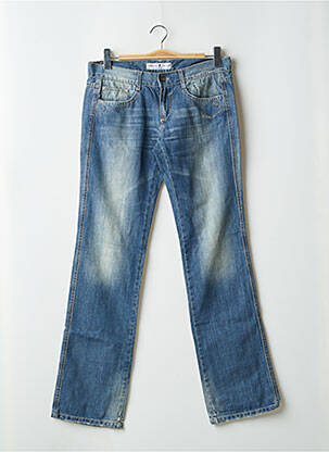 Jeans coupe droite taille basse taille basse bleu FREEMAN T.PORTER femme