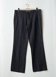 Pantalon large fermeture zippée sous rabat boutonné taille normale noir FREEMAN T.PORTER femme