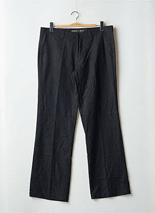 Pantalon large fermeture zippée sous rabat boutonné taille normale noir FREEMAN T.PORTER femme
