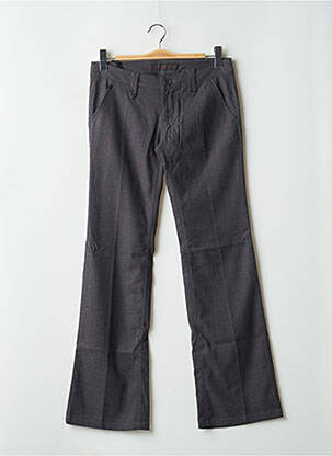 Pantalon flare stretch taille basse gris FREEMAN T.PORTER femme