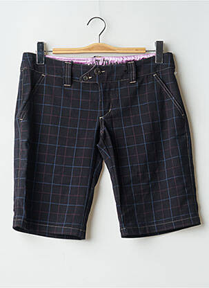 Bermuda coupe droite taille basse bleu FREEMAN T.PORTER femme