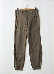 Pantalon droit stretch taille normale vert PHARD femme