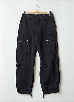 Pantalon cargo poches taille normale noir PHARD femme