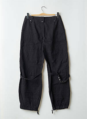 Pantalon cargo poches taille normale noir PHARD femme