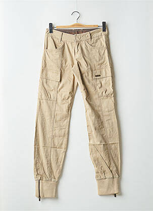 Pantalon cargo beige FREEMAN T.PORTER pour femme