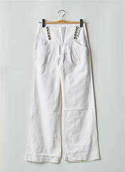 Pantalon flare blanc FREEMAN T.PORTER pour femme seconde vue