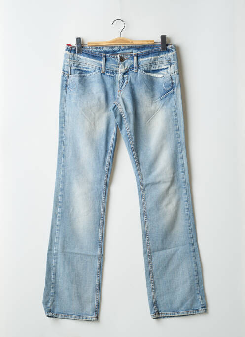 Jeans bootcut poches taille basse bleu FREEMAN T.PORTER femme