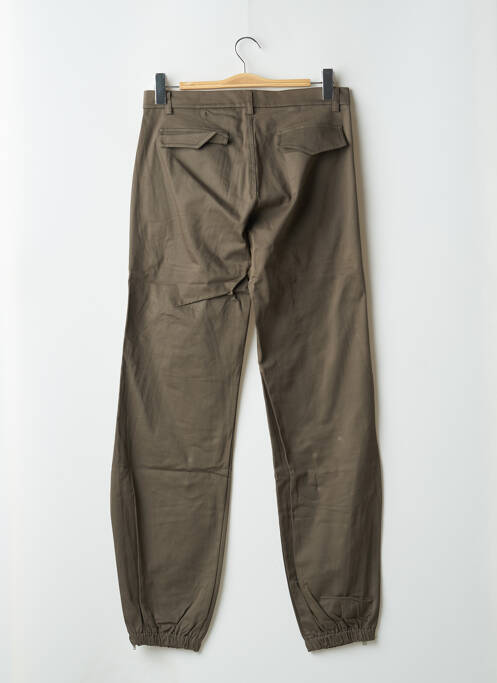 Pantalon droit stretch taille normale vert PHARD femme