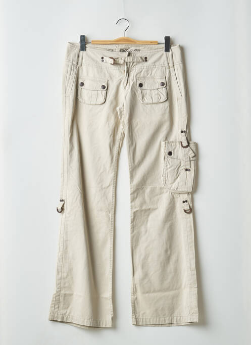 Pantalon cargo beige FREEMAN T.PORTER pour femme