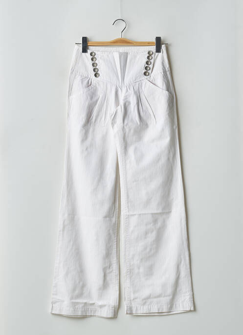 Pantalon flare blanc FREEMAN T.PORTER pour femme