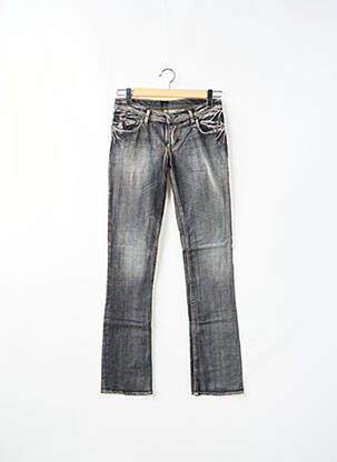 Jeans bootcut stretch taille basse bleu KAPORAL femme