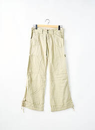 Pantalon flare taille basse taille basse vert LOIS femme
