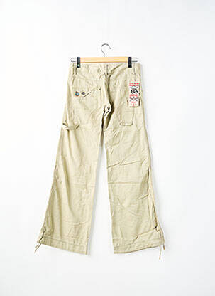 Pantalon flare taille basse taille basse vert LOIS femme