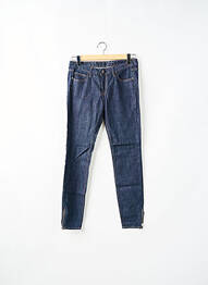 Jeans coupe slim tissage brut taille normale bleu LORD RICHARDS femme