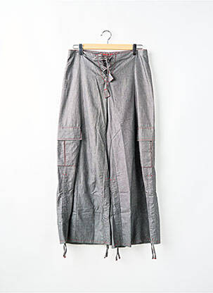 Pantalon cargo taille normale taille normale gris LA BRIGADA INTERNACIONAL femme