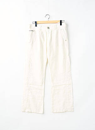 Pantalon flare taille basse taille basse beige MOGUL femme