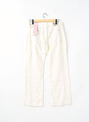 Pantalon flare taille basse taille basse beige MOGUL femme