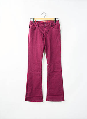 Pantalon flare stretch taille normale rouge MISS SIXTY femme