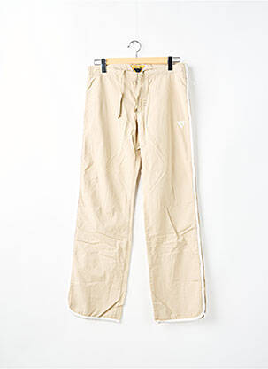 Pantalon droit tissage popeline taille normale beige MELTIN'POT homme