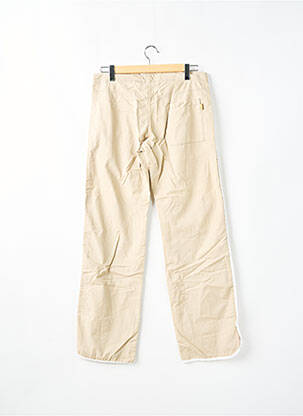 Pantalon droit tissage popeline taille normale beige MELTIN'POT homme