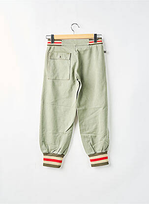 Pantalon 7/8 tissage popeline taille basse vert RWD femme