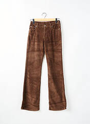 Pantalon flare marron LA BRIGADA INTERNACIONAL pour femme seconde vue