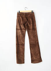 Pantalon flare marron LA BRIGADA INTERNACIONAL pour femme seconde vue