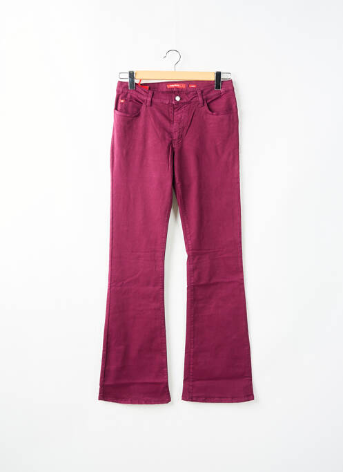 Pantalon flare stretch taille normale rouge MISS SIXTY femme
