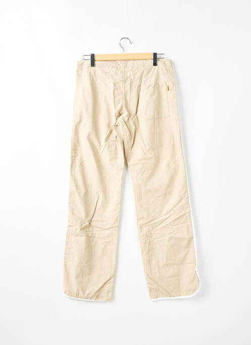 Pantalon droit tissage popeline taille normale beige MELTIN'POT homme