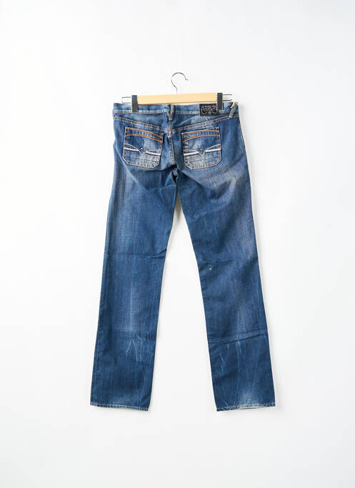 Jeans coupe droite bleu LE TEMPS DES CERISES pour femme