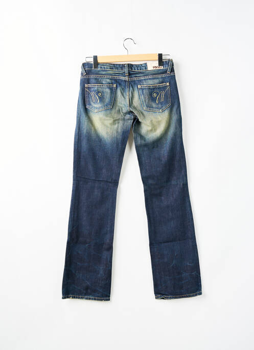 Jeans coupe droite bleu RWD pour femme
