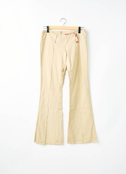 Pantalon flare beige MISS SIXTY pour femme