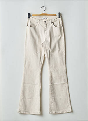 Jeans bootcut taille normale taille normale beige SCHOOL RAG femme