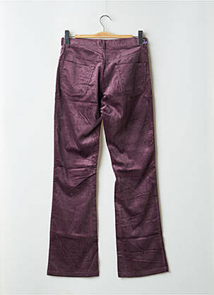 Pantalon flare stretch taille normale violet SCHOOL RAG femme