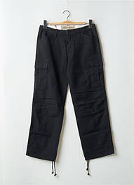 Pantalon cargo coupe droite taille normale noir TEDDY SMITH femme