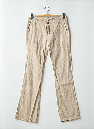 Pantalon flare stretch taille normale beige SCHOOL RAG femme