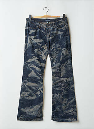 Jeans bootcut stretch taille basse bleu SCHOOL RAG femme