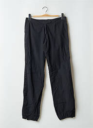 Pantalon 7/8 tissage popeline taille basse noir SESSUN femme
