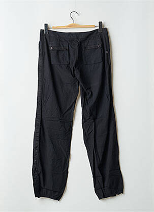 Pantalon 7/8 tissage popeline taille basse noir SESSUN femme