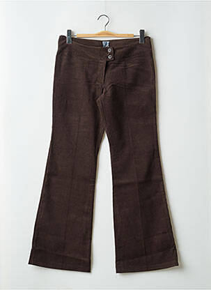 Pantalon flare stretch taille normale marron TIM BARGEOT femme