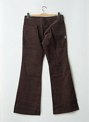 Pantalon flare stretch taille normale marron TIM BARGEOT femme