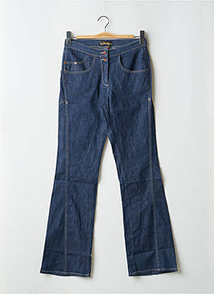 Jeans bootcut taille haute taille haute bleu TEDDY SMITH femme