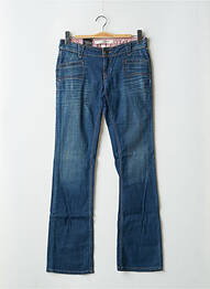Jeans bootcut stretch taille basse bleu TEDDY SMITH femme