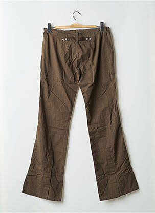 Pantalon flare taille basse taille basse vert TEDDY SMITH femme