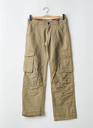 Pantalon cargo coupe droite taille basse vert TEDDY SMITH femme