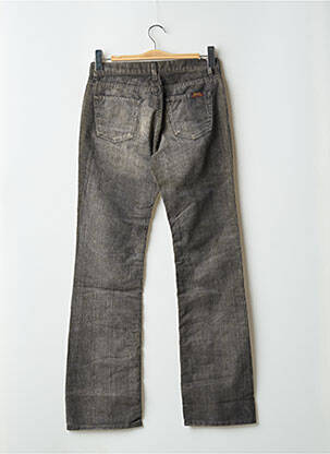 Pantalon droit stretch taille normale gris TEDDY SMITH femme