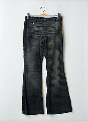 Pantalon flare stretch taille haute gris TEDDY SMITH femme